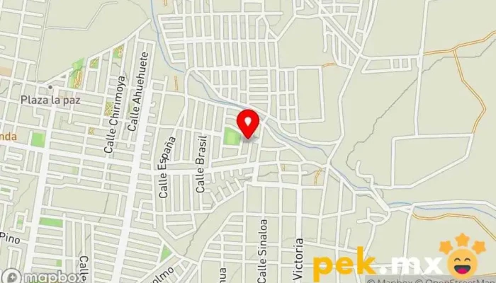 mapa de Distribuidora Eléctrica Mendoza Electricista en San Juan del Río