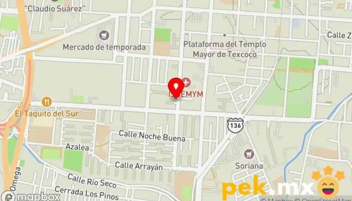 mapa de Distribuidora Eléctrica Solaris Texcoco Tienda de electricidad, Proveedor de materiales de construcción, Tienda de iluminación en Texcoco de Mora