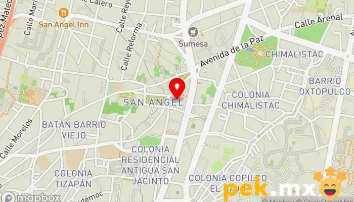 mapa de DIVEN Soluciones High End Asesor audiovisual, Servicio de instalación eléctrica, Proveedor de sistemas de seguridad, Proveedor de equipos de iluminación de escenarios, Tienda de equipos de sonido en Álvaro Obregón, Ciudad de México