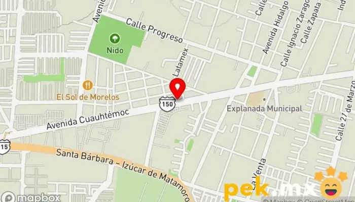 mapa de Duran Servicio de reparación de sistemas eléctricos para automóviles en Ixtapaluca