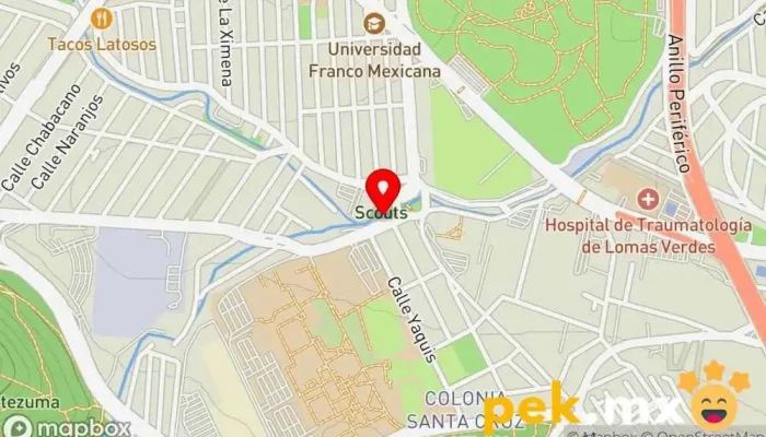mapa de EGNOM Electricista en Naucalpan de Juárez