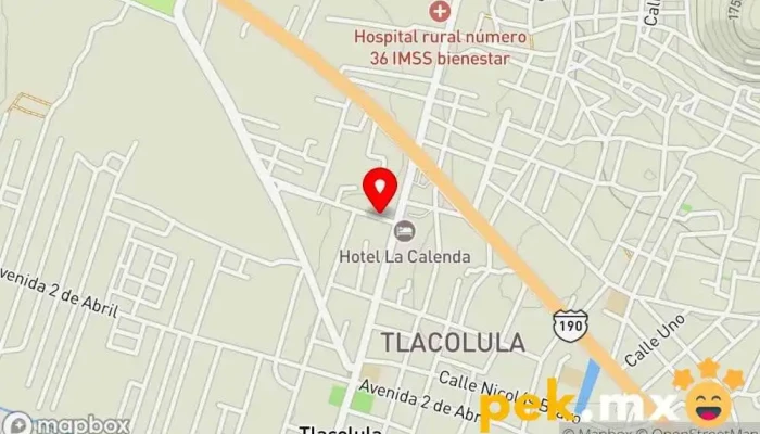 mapa de EKASOL TLACOLULA Solar energy company en Tlacolula de Matamoros