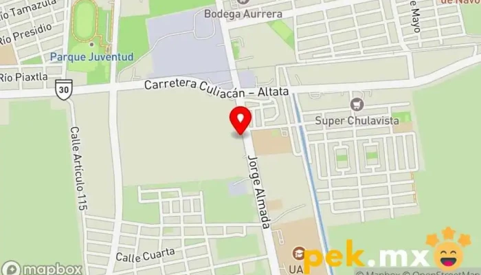 mapa de El electricista Taller de reparación de automóviles en Navolato