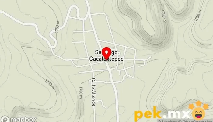 mapa de EL PLANETA Cibercafé en Santiago Cacaloxtepec