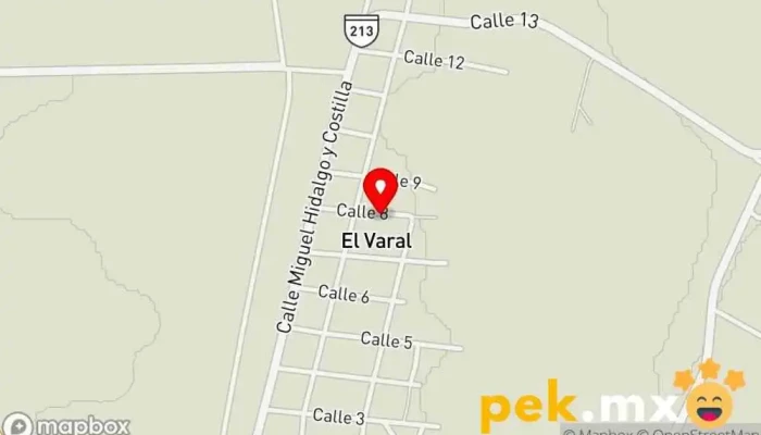 mapa de EL Varal Jumapag Compañía suministradora de agua en El Varal