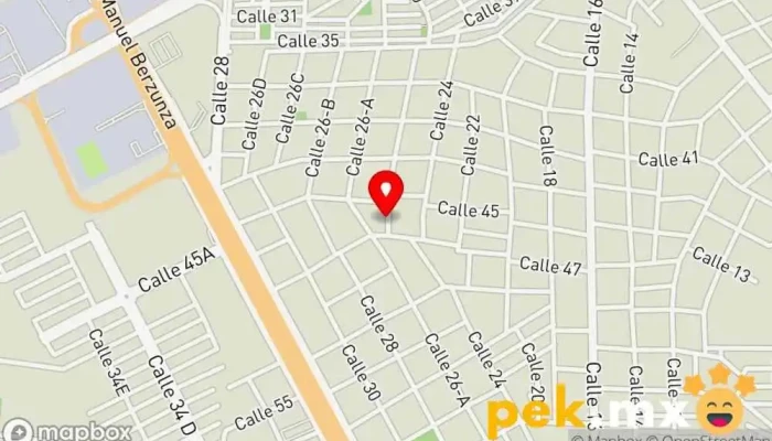mapa de El Volador Cerrajero en Mérida