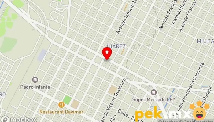 mapa de Eléctrica Alvasan Electricista en Benito Juárez