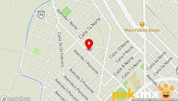 mapa de Electrica Automotriz Bermudez Tienda de piezas de automóvil, Taller de reparación de automóviles en Delicias