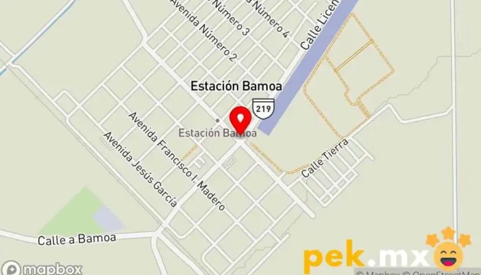 mapa de Eléctrica Bernardette Tienda de materiales para la construcción en Estación Bamoa