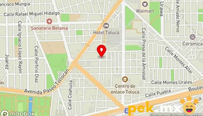 mapa de Eléctrica Berriozabal Tienda de electricidad en Toluca de Lerdo