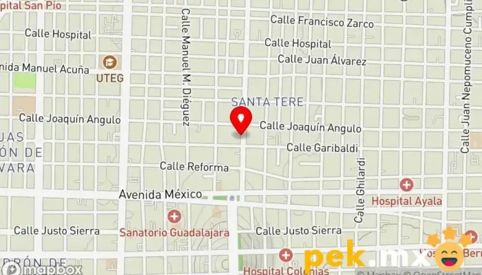 mapa de Electrica Bravo Tienda de electrodomésticos en Guadalajara