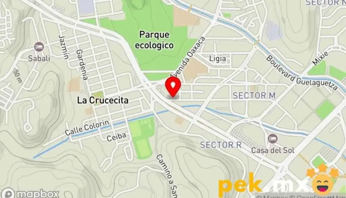 mapa de Eléctrica Conexión Tienda de electricidad en Crucecita