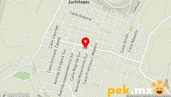 mapa de Electrica Doméstica Proveedor de repuestos de electrodomésticos en Juchitepec de Mariano Rivapalacio