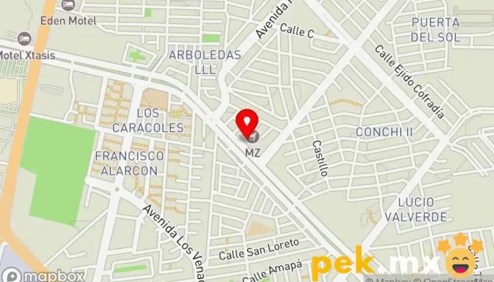 mapa de Electrica Dos Hermanos Tienda de herramientas en Mazatlán
