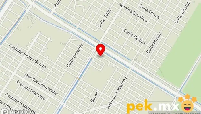 mapa de Eléctrica Elizalde Servicio de instalación eléctrica, Electricista, Ingeniero en Los Mochis