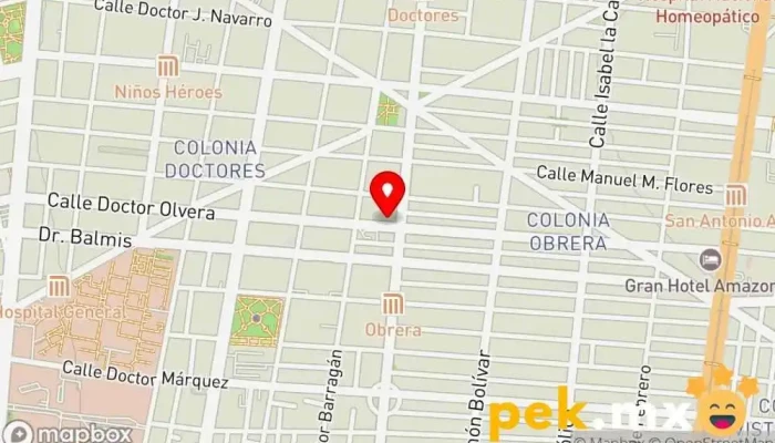 mapa de Electrica Esperanza Tienda de electrónica en Cuauhtémoc, Ciudad de México