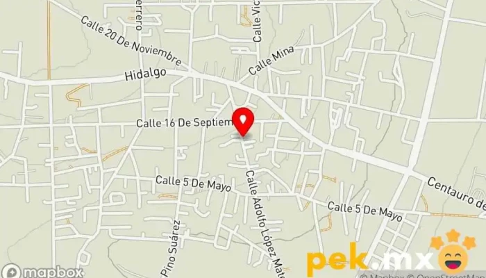 mapa de Eléctrica García Electricista en Hueypoxtla