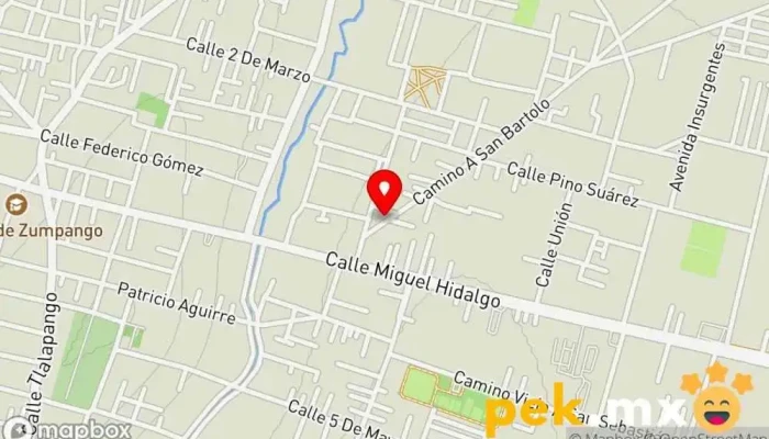 mapa de Electrica Godinez Tienda de electricidad en Zumpango de Ocampo
