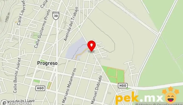 mapa de Eléctrica HS Servicio de instalación eléctrica en Progreso de Obregón