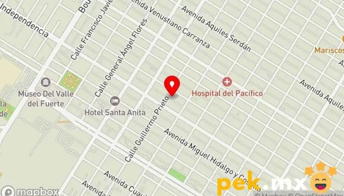 mapa de Eléctrica Koerdel Electricista en Los Mochis