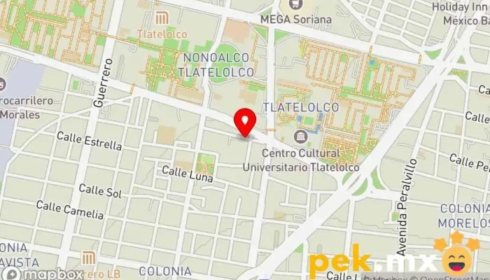 mapa de Electrica Electricista en Cuauhtémoc, Ciudad de México