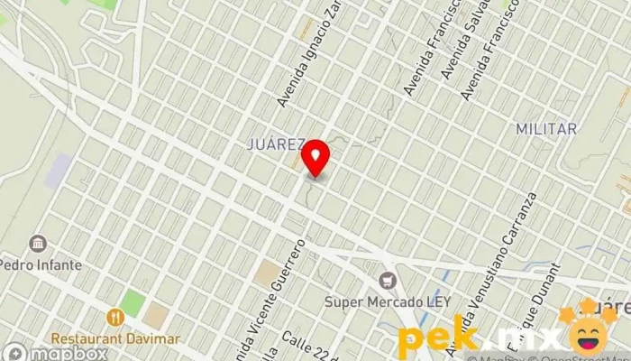mapa de Eléctrica Matza Electricista en Juárez