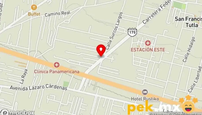 mapa de ELECTRICA MEXICANA DE ANTEQUERA SA DE CV Oficina de la Administración en San Francisco Tutla