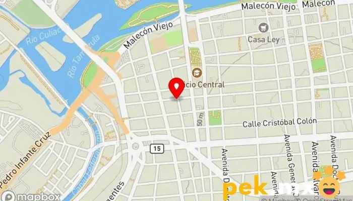 mapa de Electrica Moreno Servicio de instalación eléctrica en Culiacán Rosales