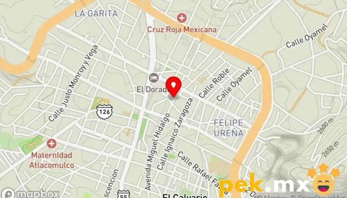 mapa de Eléctrica Rivas (ferrerivas) Tienda de electricidad en Atlacomulco de Fabela