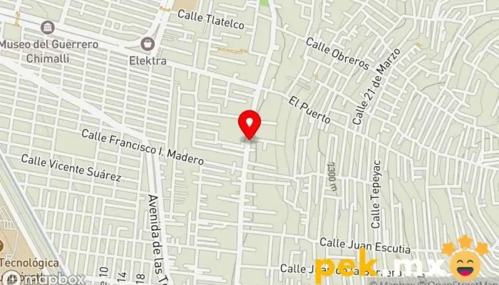 mapa de ELECTRICA SAN LORENZO Electricista en Chimalhuacán