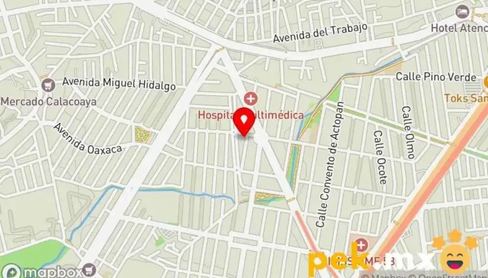 mapa de Electrica Santa Monica Tienda de iluminación, Comercio en Tlalnepantla