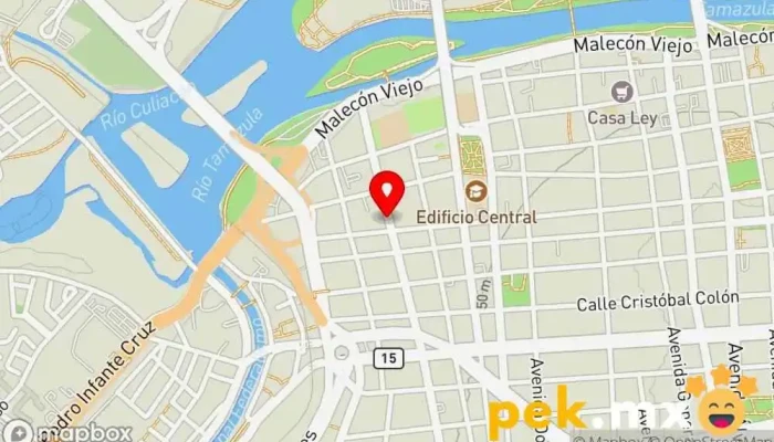 mapa de Eléctrica Sensa Tienda de electricidad en Culiacán Rosales