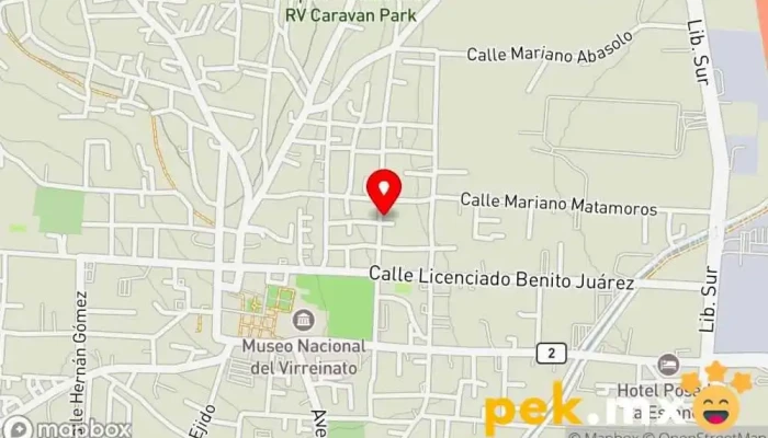 mapa de Eléctrica Tepotzotlán  en Tepotzotlán