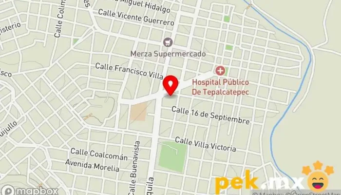 mapa de Eléctrica Valencia Tepalcatepec Ferretería en Tepalcatepec
