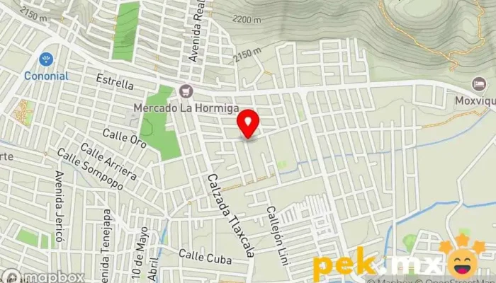 mapa de Eléctrica y Electrónica HomeVip Electricista en San Cristóbal de las Casas