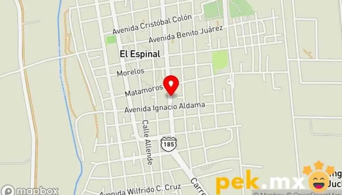 mapa de Eléctrica y Plomería del Istmo Tienda de electricidad en Juchitán de Zaragoza