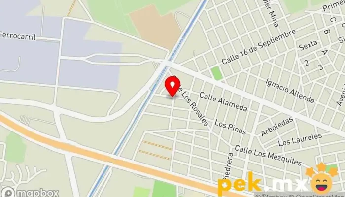 mapa de ELECTRICA ZAMARRIPA Oficinas de empresa en Guasave