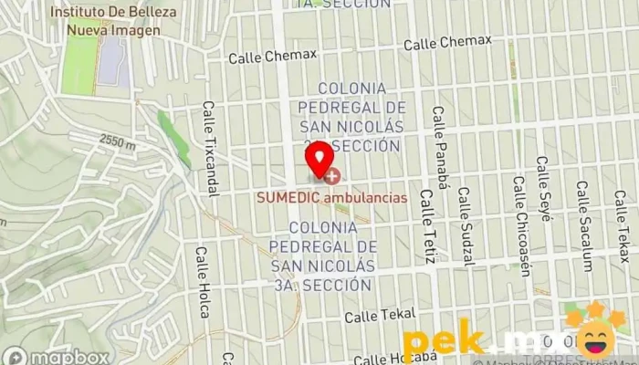 mapa de Eléctricas Romero Electricista en La Magdalena Contreras, Ciudad de México