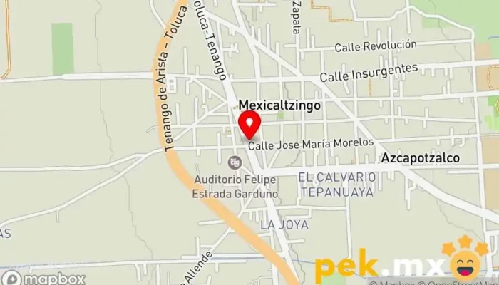 mapa de ELECTRICIDAD GRUPO FEMA  en San Mateo Mexicaltzingo