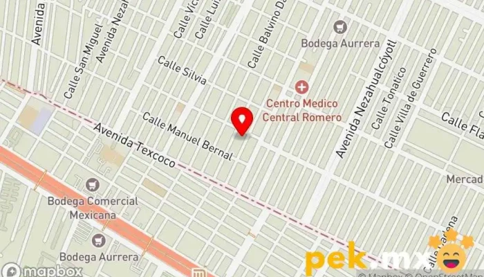 mapa de Electricidad, Instalación y Mantenimiento S.A. de C.V. Electricista en Cdad. Nezahualcóyotl