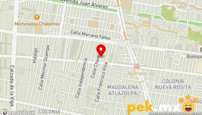 mapa de Electricidad JATO Electricista en Iztapalapa, Ciudad de México