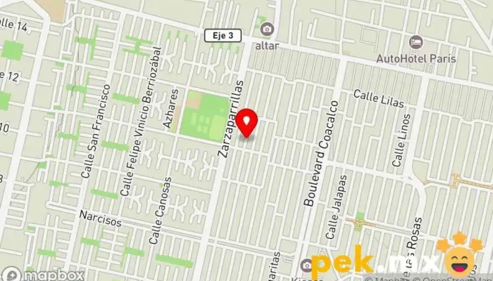 mapa de Electricidad, Plomería, Impermeabilización, Pintura, Albañilería. [Mantenimiento General] Persona de mantenimiento en San Francisco Coacalco