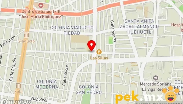 mapa de Electricidad tovar Electricista en Iztacalco, Ciudad de México