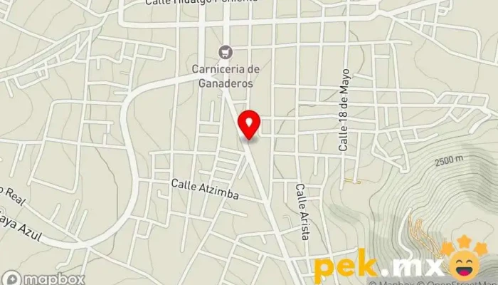 mapa de Electricidad y Plomería Electricista en Cherán