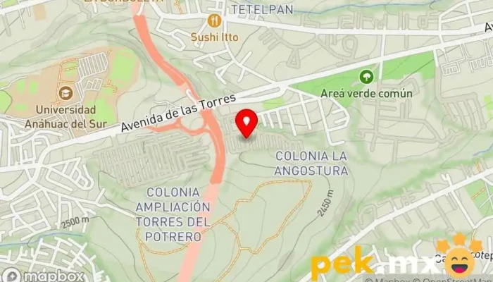 mapa de Electricidad y plomería Servicio de instalación eléctrica en Álvaro Obregón, Ciudad de México