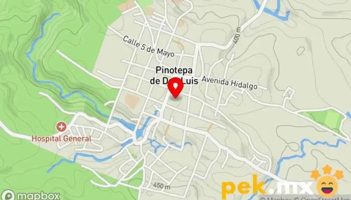 mapa de Electricidad y plomeria SHADAI Electricista en Pinotepa de Don Luis
