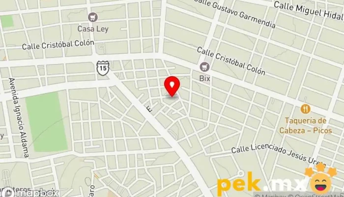 mapa de Electricidad y servicios integrales Electricista en Culiacán Rosales