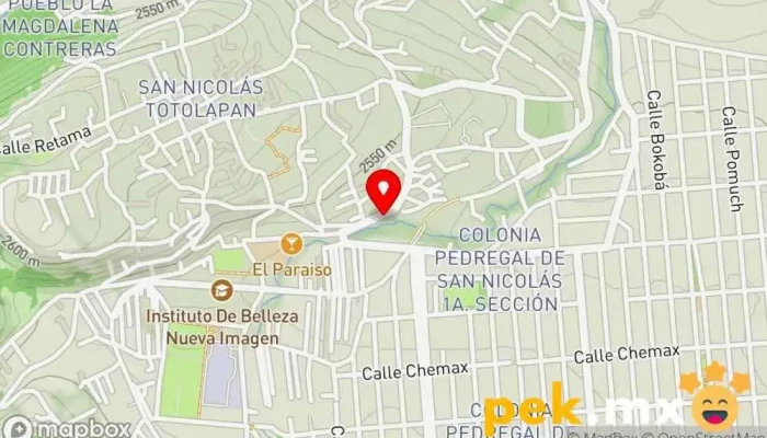 mapa de Electricista Daniel Rodríguez Electricista en La Magdalena Contreras, Ciudad de México