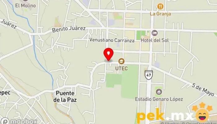mapa de Electricista Hazael Garcia Electricista en Cuautepec de Hinojosa
