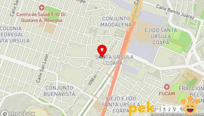 mapa de ELECTRICISTA Electricista en Coyoacán, Ciudad de México
